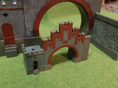 German portal Weilburg South 1-160 resin 3D print model