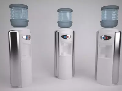 Office Water Cooler 3D model