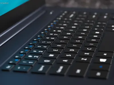 Generic Laptop 10 3D model