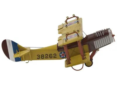 1918 Curtiss JN-4 Model Plane 3D model