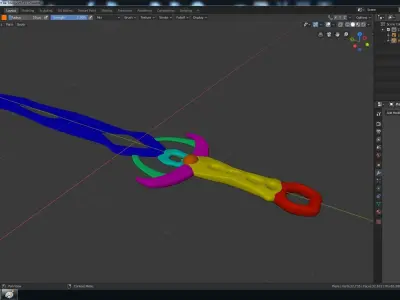 Short Sword Free 3D model