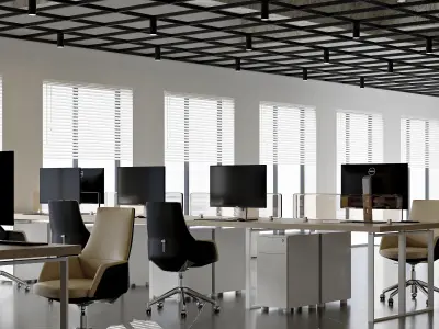 office interior 3D model 4