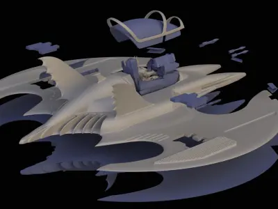 Batwing 1989 Printable 3D print model