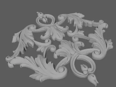 Decor for furniture 3D model 58