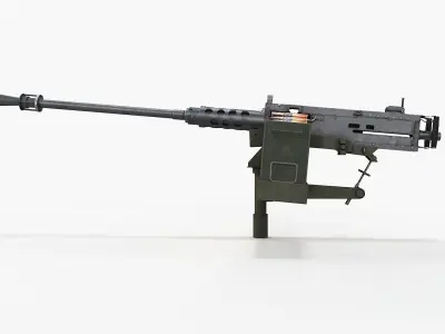 M2HB Browning 3D model