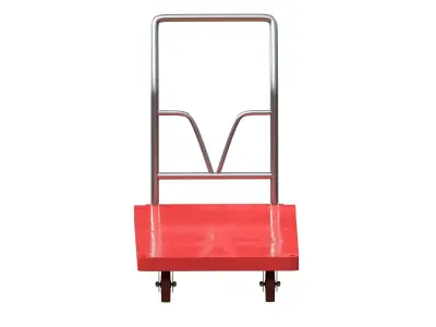 Cart small Low-poly 3D model