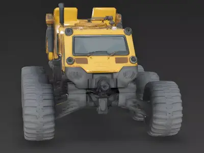 Realistic Aegis Utility Rover 3D Model Low-poly 3D model