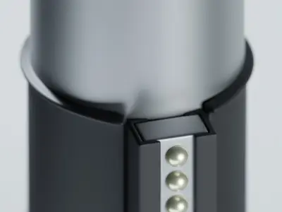 Darth Vader Lightsaber The Clone Wars style 3D model