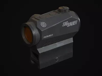 Sig Sauer Romeo 5 Low-poly 3D model