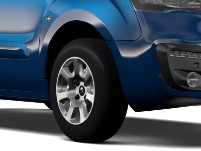 Peugeot Partner Van L1 2017 3D model