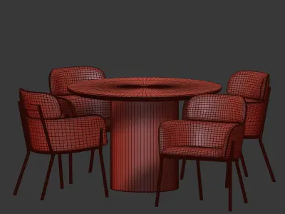 Dining Set 72 3D model