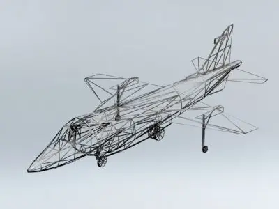 AV-8B HarrierII US Marines Low-poly 3D model