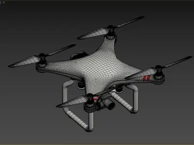 3D model of a quadcopter drone3D model of a quadcopter drone 3D model