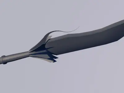 Double bladed  Free low-poly 3D model
