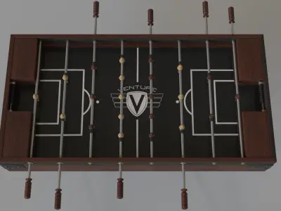 Williamsburg Foosball Table by Venture Shuffleboard 3D model