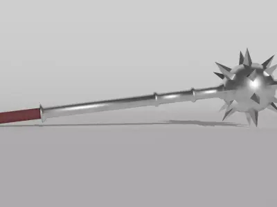 Morning Star Low-poly 3D model