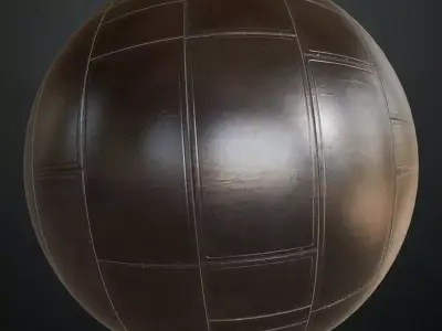 Industrial Rectangular Metal Panels PBR Seamless Texture