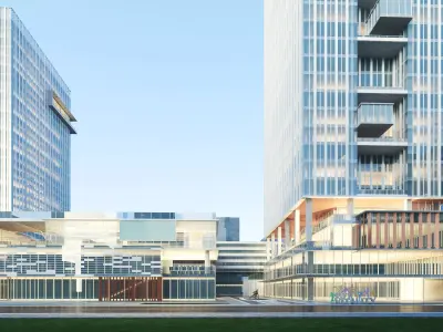 Commercial building 3D model 4