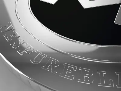 3D Monero XMR Crypto Coin model 3D model