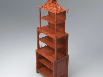 PAGODA CABINET 3D model
