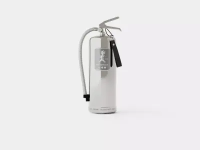 Fire Extinguisher Low-poly 3D model 53