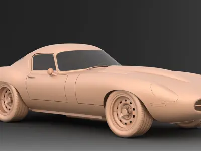 Jaguar Eagle E Low Drag GT 3D model