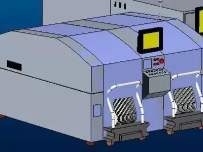 SMT machine Free low-poly 3D model