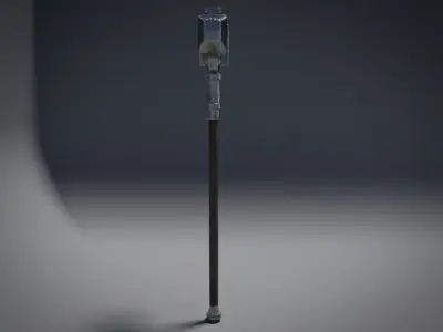 Medieval War Hammer Free low-poly 3D model