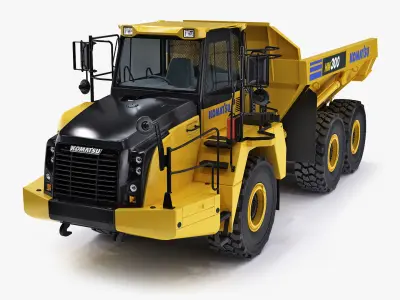 Articulated Truck Komatsu HM300 3D model