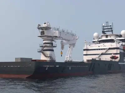  Subsea support and construction vessel 3D model