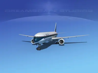 Boeing 777-300 Delta 3D model