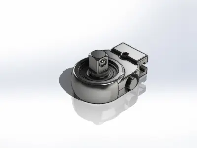 Catraca 809506 DM Sturtevant Richmont Square Drive Ratchet 3D model