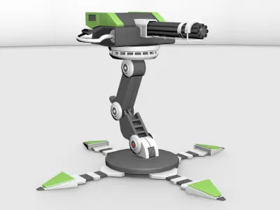 War Machine Low-poly 3D model buy