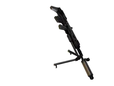 Dragunov SVU BullpUp Sniper 3D model