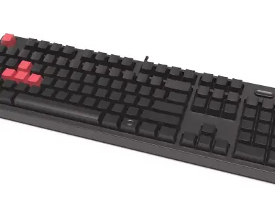 Keyboard 01 3D model