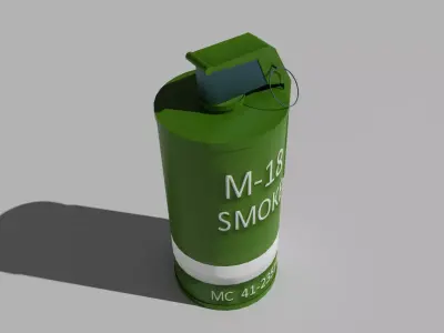 Smoke grenade Free 3D model