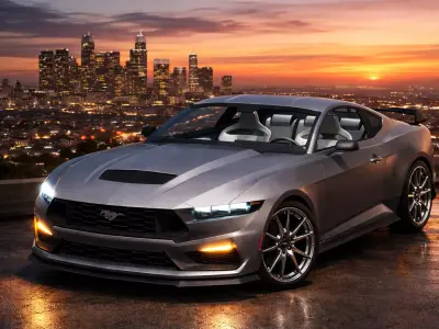 Mustang Dark Horse  Low-poly 3D model