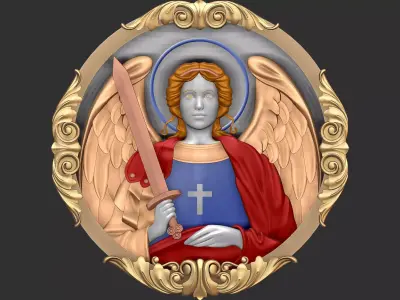 ANGEL WITH SWORD 3D print model