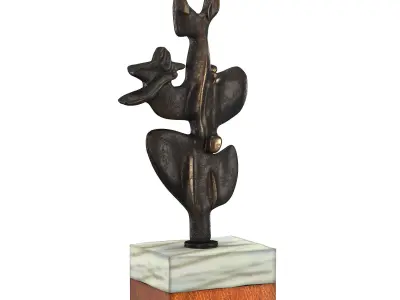 Decor bronze sculpture 3D model