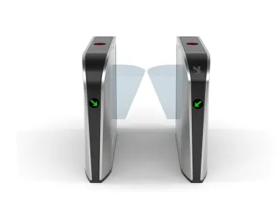 Automatic Turnstiles Gate 3D model purchase