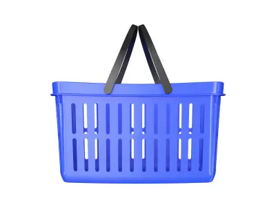 Shopping Cart 01v 3D model