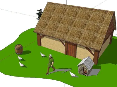 Creative Design-Holiday Cabin-0107 3D model