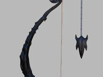 Fantasy archers armor 3D model