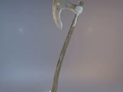 Battleaxe Asset Free low-poly 3D model