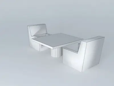Learjet 45 Business Set Free 3D model