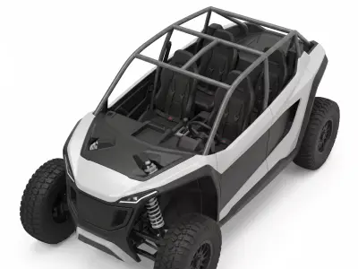 Nikola NZT UTV Low-poly 3D model
