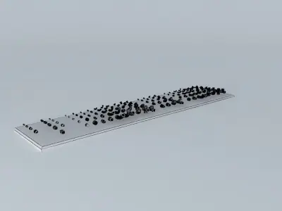 Collection of PVC Connections 3D model