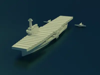 USS Wolverine 3D print model
