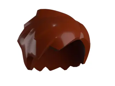 Custom3Dprint Minifigure Accessory - Minifigure Hair S2 - 047 3D print model