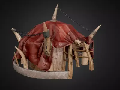 Orc House Low-poly 3D model purchase